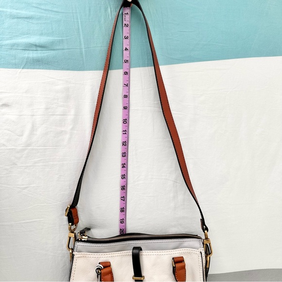 FOSSIL Ryder Leather Satchel in Neutral - Picture 13 of 14